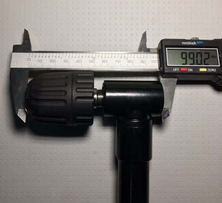 ตัวแปลง สว่านหัวงอ 90องศา สำหรับงานเจาะรูหรือไขน็อตในที่แคบแบบไม่ใช้จำปา ตัวแปลง สว่านหัวงอ 90องศา สำหรับงานเจาะรูหรือไขน็อตในที่แคบแบบไม่ใช้จำปา