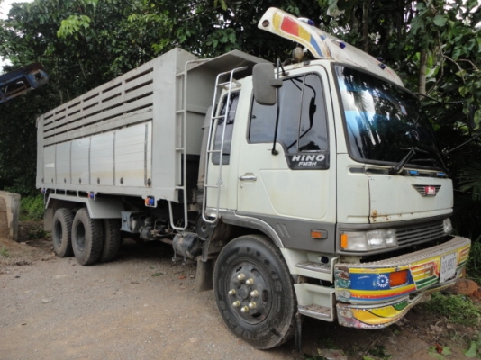 10 ล้อดั้ม2เพลา HINO3H เครื่อง HO7D 195 แรง ต่อรองได้ พร้อมใช้งานได้เลย