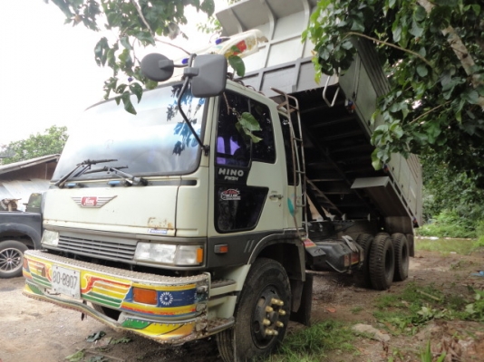 10 ล้อดั้ม2เพลา HINO3H เครื่อง HO7D 195 แรง ต่อรองได้ พร้อมใช้งานได้เลย