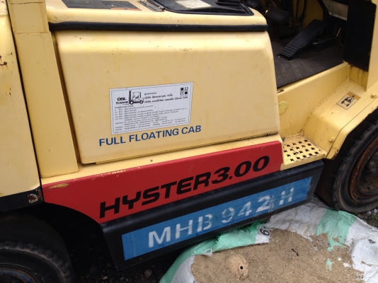 รถโฟล็คลิป Hyster 3.00 งายาว 1.80 เมตร ยกสูงได้ 4 เมตร สไลด์ซ้าย ขวาได้