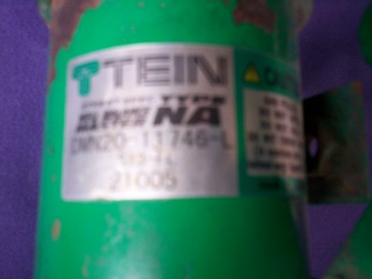 โช๊ค สตรัทปรับเกลียว TEIN คู่หน้า ใส่เซฟิโร่A31 S13 200SXราคา4000บาท TEL0890671028