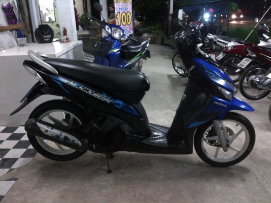 ขาย!ฮอนด้าคลิ๊ก ล้อแม็ก ปี50 รถเครื่องเดิมแน่นๆ  พร้อมใช้ ทะเบียน+เอกสารโอน ภาษีไม่หมด