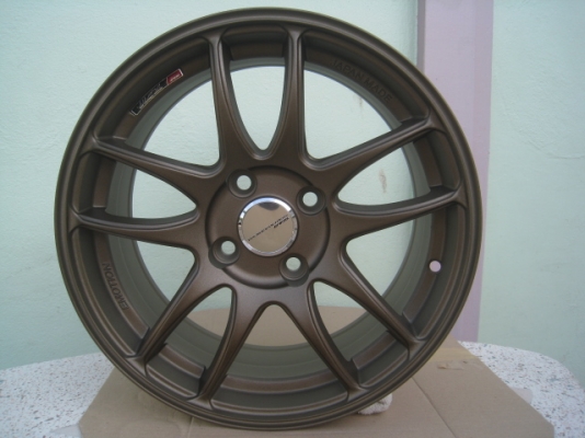 ขายล้อแม็กใหม่ W work emotion 15"x6.5" et38 4รู 100 สีน้ำตาลยิงทราย ล้อไม่เคยใช้งานครับ  (081-3747940)