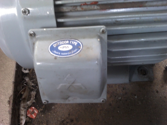 มอเตอร์MISUBISHI 5 HP 3 เฟส 380 V. สภาพดีไม่มีรอยการแกะซ่อมมาก่อน