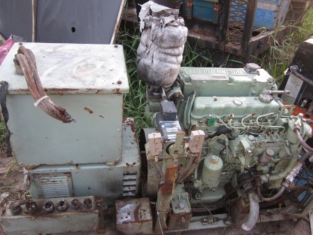 ขาย-เครื่องปั่นไฟ NISSAN: SD22 เครื่อง NISSAN ไฟ 3 เฟส 20 KVA มือสองเก่าญี่ปุ่น ขาย-เครื่องปั่นไฟ NISSAN: SD22 เครื่อง NISSAN ไฟ 3 เฟส 20 KVA มือสองเก่าญี่ปุ่น