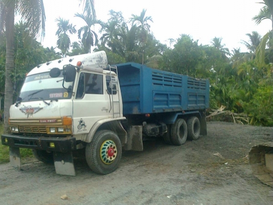 HINO F17 (กระบะดั้มดิน) เครืื่อง WO6D TURBO INTER เครื่องดี คัสซีสวย รถพร้อมใช้งาน เช็คหมดแล้ว เบรก ครัส ช่วงล่าง ทะเบียนพร้อมโอน ราคาต่อรอง