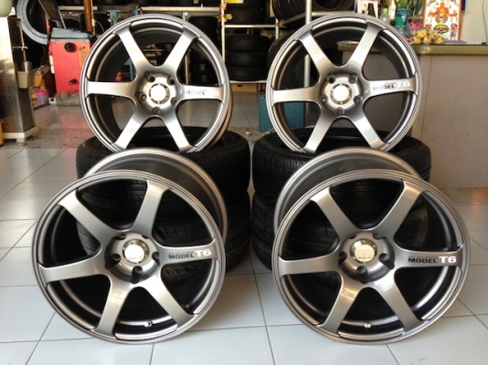 ขายแม็กแท้ AVS Model T6 ขอบ17 กว้าง9"ทั้ง4วง off+35  5/114.3