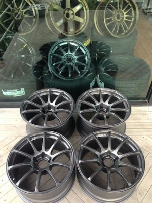 ขายแม็ก Advan rs แท้ ขอบ18 หน้า9 off+22 หลัง10 off+15 5/114.3