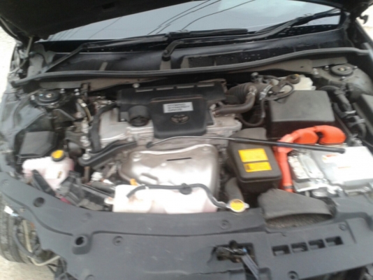 ขายรถอุบัติเหตุToyota Camry Hybrid โตโยต้า คัมรี่ ไฮบริด 2.5 HV Naviรุ่นท๊อปสุด ปี2013 รถเกือบป้ายแดง สีดำพร้อมเล่มทะเบียน..ราคาเบาๆๆ