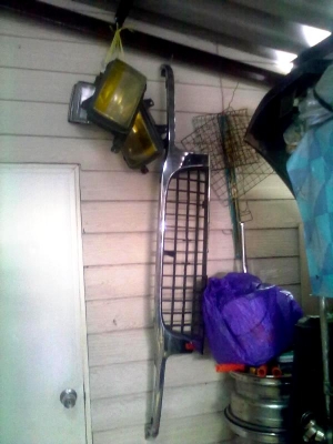 ขาย กระจังหน้าย้อยโครเมี่ยมแท้ติดรถคามิโอ พร้อมไฟตา