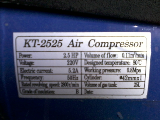 ขายปั๊มลม 25 ลิตร ของใหม่ จัดส่งได้ครับ ขายปั๊มลม 25 ลิตร ของใหม่ จัดส่งได้ครับ