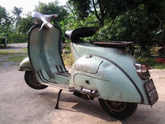 ขาย Vespa 64 อินเดียแห้ง ๆ รถสวย ไม่ผุ เครื่องดีขี่ได้เลยครับ
