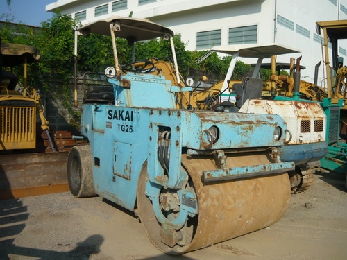 รถบด Sakai TG25 รถเก่านอก นำเข้าจาญี่ปุ่น สภาพเดิมๆ ไม่เคยผ่านการใช้งานในไทย