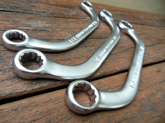 ประแจแหวนโค้ง 10x12, 12x14, 14x17