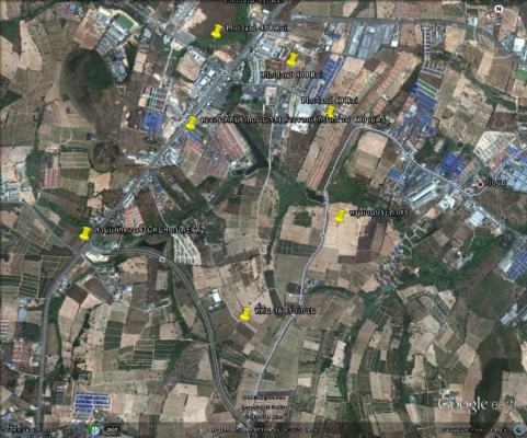 ขายที่ดินบนเนินเขาเห็นวิวตัวเมืองบ่อวินทั้งเมือง เนื้อที่ 36-02-96 ไร่