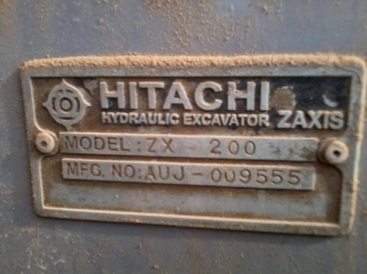 HITACHI ZX 200 รถบอดี้สวยจัดไม่มีช้ำ ใช้งาน 11,200 ชม. เครื่องแน่นแรงดี ภายในห้องเก๋งสะอาดสวย แอร์เย็น ภายนอกบูมอาร์มสวยไม่มีแตกไม่มีดาม เอวแน่นดี ช่วงล่างโซ่และใบแทรกหนาดีประมาณ 70\% พร้อมใช้งานได้เลย เอกสารทะเบียนครบพร้อม ราคาต่อรองได้นะครับ