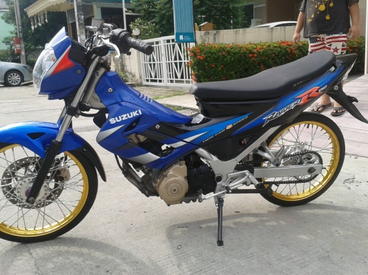 ขาย เรตเดอร์ 150cc สีน้ำเงิน ล้อcom (สตาร์ทมือ) พร้อมใช้ ราคา 19500 บาท