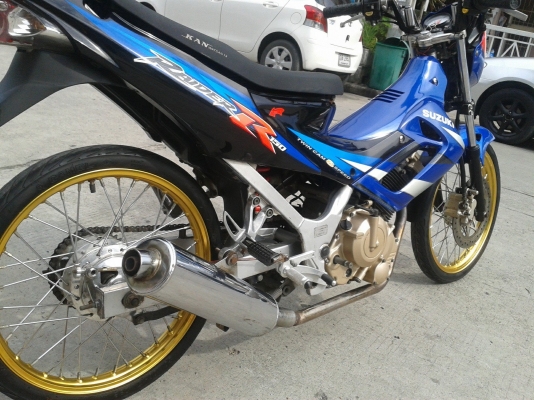 ขาย เรตเดอร์ 150cc สีน้ำเงิน ล้อcom (สตาร์ทมือ) พร้อมใช้ ราคา 19500 บาท