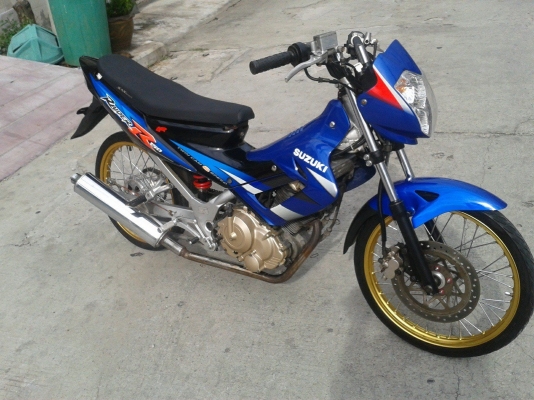 ขาย เรตเดอร์ 150cc สีน้ำเงิน ล้อcom (สตาร์ทมือ) พร้อมใช้ ราคา 19500 บาท