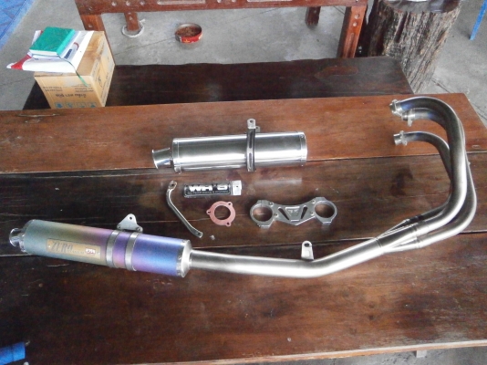 ท่อไททาเนียมฟูล ใส่cb400ปี93-98 ท่อไททาเนียมฟูล ใส่cb400ปี93-98