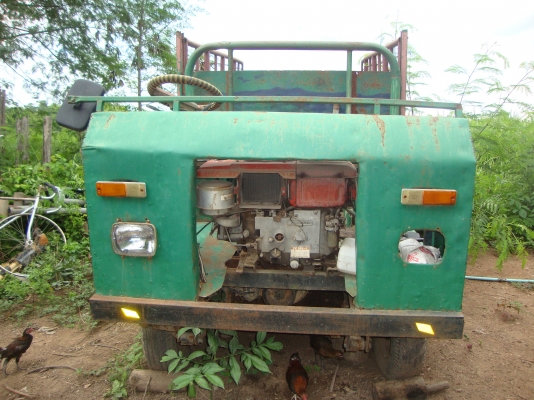 อีแต๋น 4 ล้อกลาง โครงเหล็กอย่างดี เครื่องยันมาร์ 105L มีเกียร์ไฮ-โลว์ พร้อมใช้