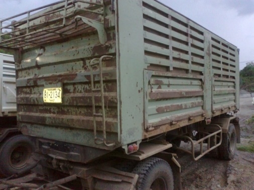 ขายดัมพ์แม่+ลูก.18 ล้อ Mitsubishi ปี47 FN 627 (M6) เครื่อง260 (6D16)  หัวเดิมๆกระบะไม่ผุ