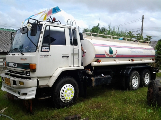 ขาย ISUZU ROCKY รถบรรทุกน้ำ2เพลาสวยๆงามๆพร้อมใช้(มัดจำแล้วครับ)