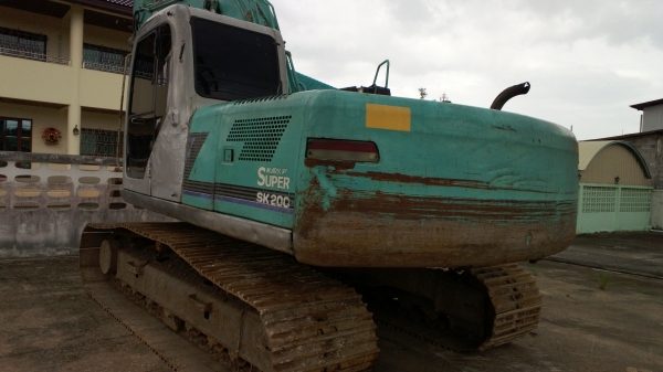 SK200-6 YN09 ช่วงล่างเต็ม มีลายเจาะ สีเดิม เอกสารเล่มทะเบียน