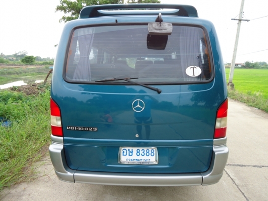 รถตู้ BENZ MB 140 D 2.9 ปี 2002 สภาพดี พร้อมใช้งาน เครื่องยนต์ ดีเชล ขับดี ประหยัดน้ำมัน รถตู้ BENZ MB 140 D 2.9 ปี 2002 สภาพดี พร้อมใช้งาน เครื่องยนต์ ดีเชล ขับดี ประหยัดน้ำมัน