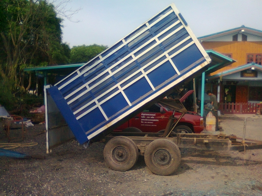 ขายทัลเลอร์ล้อเรียงดั๊ม พื้นเหล็ก คอกเหล็ก ล้อกะทะคิวขอบ 16