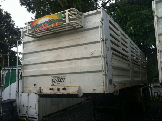 หางเทนเลอร์ กระบะคอกไม่ดั๊ม  ยาว 7.50 เมตร