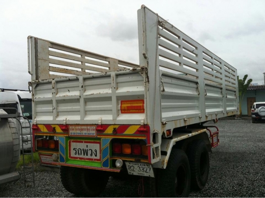 หางเทนเลอร์ กระบะคอกไม่ดั๊ม  ยาว 7.50 เมตร