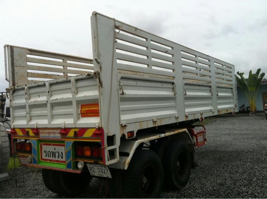 หางเทนเลอร์ กระบะคอกไม่ดั๊ม  ยาว 7.50 เมตร