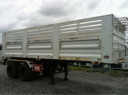 หางเทนเลอร์ กระบะคอกไม่ดั๊ม  ยาว 7.50 เมตร