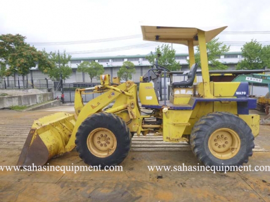 รถตัก WA70-1 S/N 122XX บจก.สหสินอีควิปเม้นท์ โทร.081-5851880, 02-5168100-1 www.sahasinequipment.com
