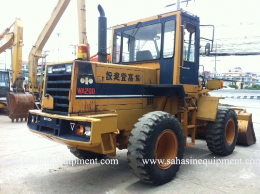 รถตัก WA200-1 S/N 203XX บจก.สหสินอีควิปเม้นท์ โทร.081-5851880, 02-5168100-1 www.sahasinequipment.com