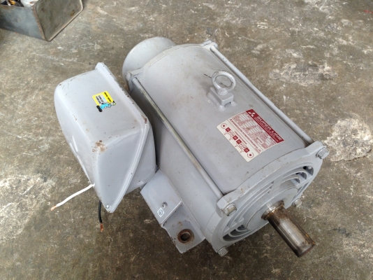 ขายมอเตอร์ Mitsubishi 3 HP. 1400 RPM. 220V ไฟบ้าน เดิมๆไม่เคยพันใหม่ สภาพสวย วิ่งนิ่ม พร้อมใช้งาน รับประกันคุณภาพ