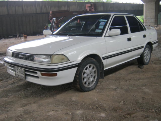 โตโยต้า โคโลล่า โดเรมอน เครื่องดีมาก พวงมาลัยเพาเวอร์ สีขาวมุกสวย 55000 เดิมๆ