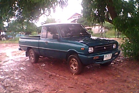 ขายรถมาสด้า แฟมิลี่ สีเขียว เครื่อง1400 ปี40