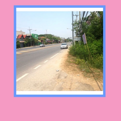 ขายที่ดินติดถนนหลวง  ไกล้ชุมชน ขายถูก ที่สันป่าตอง เชียงใหม่