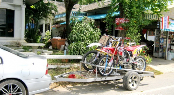 รถเทรลเลอร์ ลากพ่วง ดัดแปลงได้หลายอย่าง..ปกติใช้ลากรถมอไซค์