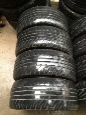 ขายยางKumho ku31 205-45-16 ปลายปี11 ลงพื้นปี12  1ชุด