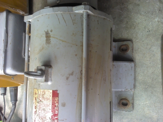 มอเตอร์3แรง ใช้ไฟ220 V.mitsubishi แรงดีใช้ทน พร้อมใช้ทดสอบให้แล้ว