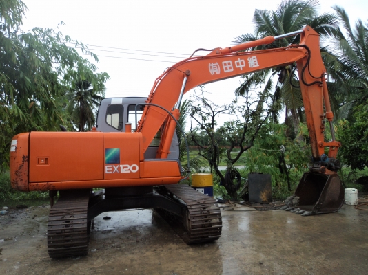 ขายด่วน HITACHI EX 120-5  นำเข้าจากญี่ปุ่นยังไม่เคยใช้งานในไทย ใช้งานมาน้อยจ้า