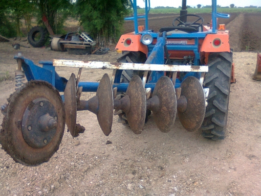 คูโบต้า L2202 รถสวยสภาพเดิม มีใบดันหน้า ผานพรวน 5 ใบ