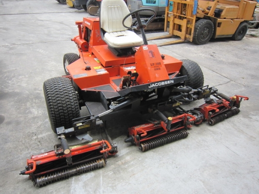 ขาย รถตัดหญ้านั่งขับ 4 ล้อ JACOBSEN 5 แก็งค์ มือสองญี่ปุ่น