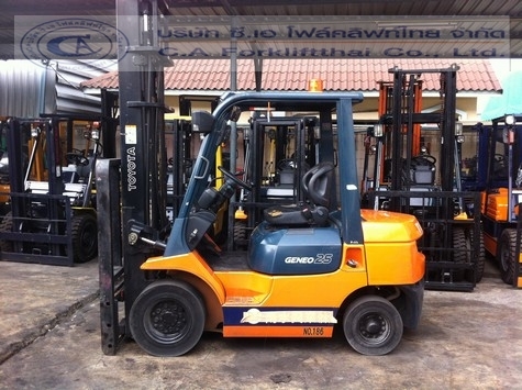 ขายรถ โฟล์คลิฟท์ TOYOTA รุ่น 7-FG25