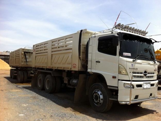 ***ขายแล้วครับขอบคุณ Truck2handขาย***ดาวน์ เปลี่ยนสัญญา*** 10ล้อพ่วงแม่-ลูกดั๊ม แม่ HINO SERIE500  344HP ปี55 สภาพสวยเครื่องเดิมเกียร์เดิม ช่วงล่างแน่นคัสซีสวยไม่มีช้ำ ไมล์13x,xxx ใช้งานน้อย กระบะดั๊มเหล็กสามมิตรลอนเฉียง สภาพสวย เดิมๆไม่เคยชนหัวบางเดิมภาย