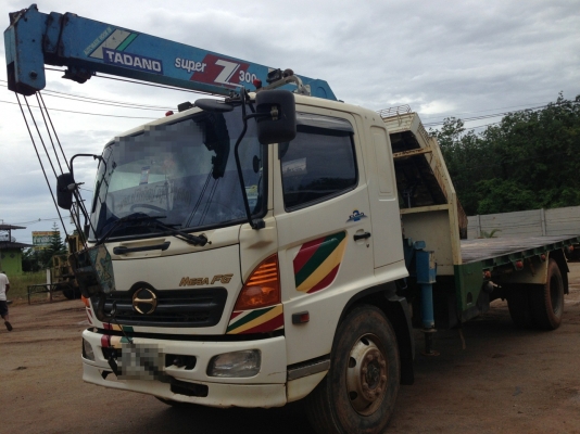 HINO FG 220 ปี 2550 ติดเครนสามตัน TANADO HINO FG 220 ปี 2550 ติดเครนสามตัน TANADO