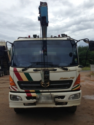 HINO FG 220 ปี 2550 ติดเครนสามตัน TANADO HINO FG 220 ปี 2550 ติดเครนสามตัน TANADO